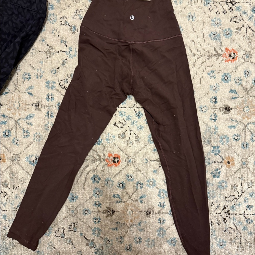 Lululemon Brown High-Waisted Leggings